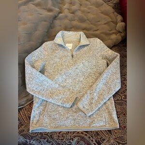 Women’s Thread & Supply Brand Gray Quarter-Zip Sweater Size Medium